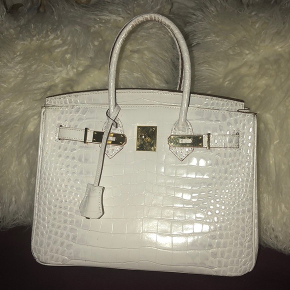 mini white birkin